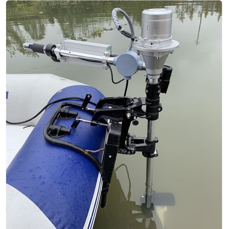 محرك خارجي بدون فرش 12/24 فولت - مراجعة Fishing Boat Trolling Motor وسعره
