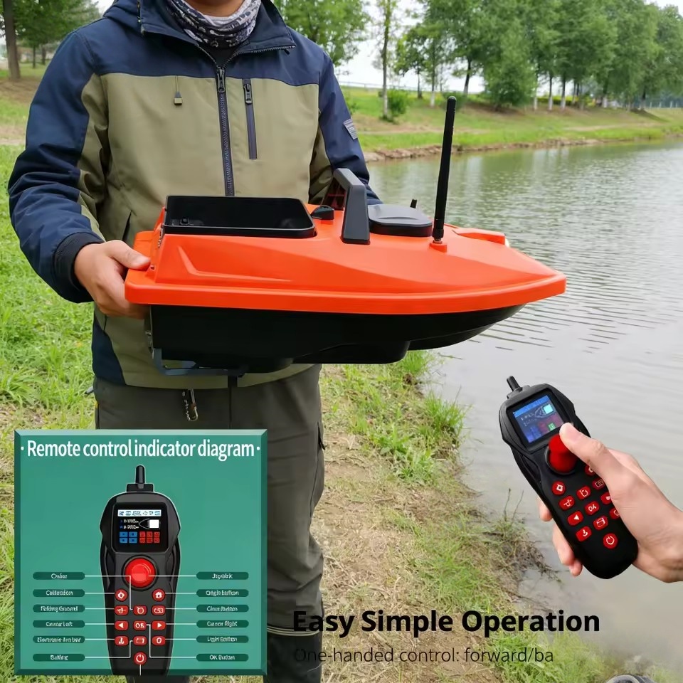 قارب طعم صيد بالتحكم عن بعد (R - مراجعة Fishing Boat Gps وسعره